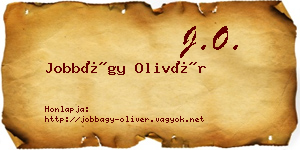 Jobbágy Olivér névjegykártya